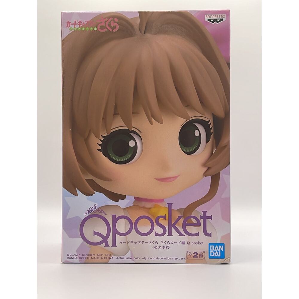 BanPresto QPosket CardCaptor Sakura Sakura Card Version A Prize Anime Figure NWT